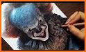 How to color pennywise IT related image