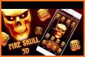 Hell Skull Fire 3D Theme related image