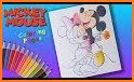 Coloring Mickey And Minnie Books related image