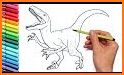 Dinosaurs 3D Coloring Book related image