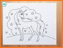 how to draw horse unicorn related image