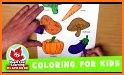 Fruits and Vegetables Coloring Game related image