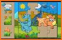 Dino Puzzle - free Jigsaw puzzle game for Kids related image