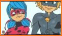 Coloring Book for Ladybug & Cat Noir related image