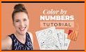 Coloring Book- by number related image