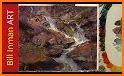 Waterfall Oil Painting Theme related image