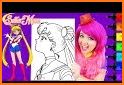 Sailor Moon coloring book games related image