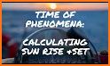 Sunset & sunrise times by location related image