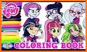 How to color Equestria girls related image