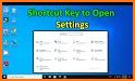 Open Settings (shortcut to settings) related image