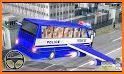 Flying Police Bus Prisoner Transport: Driving Game related image