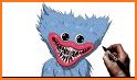 Draw Huggy Poppy Wuggy Playtim related image