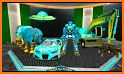 Excavator Robot Car Game: Elephant Robot Games related image