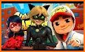 Subway Lady Bug Cat Noir Rush New related image