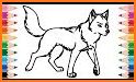 Wolf Coloring Pages - Wolf Colors Games related image