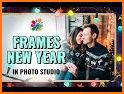 Christmas New Year Photo Frame related image