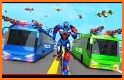 Flying Bus Robot Transform War: Robot Hero Game related image