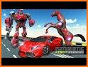 Robot Car Transforming: Futuristic Robot Battle related image