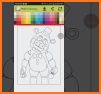 Coloring book five nights related image