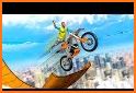 Impossible Mega Ramp Moto Bike Rider: Superhero 3D related image