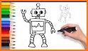 Colorbook: Robot Coloring Pages related image