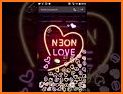 Neon Heart Launcher Theme related image