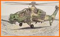 Draw Aircrafts: Helicopter related image