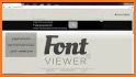 Font viewer related image