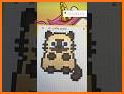 Cats Pixel Coloring Number Art related image