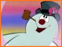 Cartoon Cute Snowman Winter Theme related image