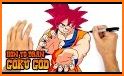 Learn how to draw Goku for Dragonball related image