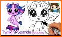 coloring CUTE pony related image