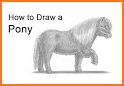 How to draw a pony related image