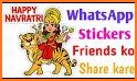 Navratri WhatsApp Stickers related image