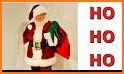 Ho Ho Ho Santa Claus | Christmas Button related image