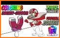 Football coloring book game related image