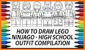 Minifigures Coloring related image