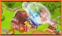 Farm Town: Happy village near small city and town related image