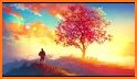 Beautiful Wallpaper Crimson Autumn Theme related image