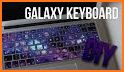 Cute Galaxy Cat Keyboard Background related image