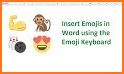 Emoji keyboard for OS related image