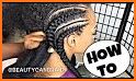 Braided Cornrow Hairstyle related image