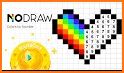 Cute Emoticon Coloring by number Pixel Art related image