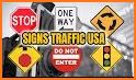 learn driving signs related image