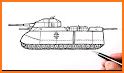 Military Tanks Coloring Book related image