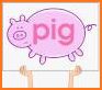 Pink Wiggles Pig Face Theme related image