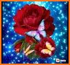 Flowers Bouquet Glitter HD and Roses Photos Gif 3D related image