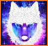 🐺Galaxy Wolf Wallpaper HD Backgrounds🌠 related image