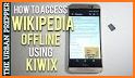 Kiwix, Wikipedia offline related image