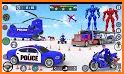 Police Robot Transport Truck Games:Robot Simulator related image